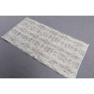 พรมตุรกี, พรมขนาดเล็ก 2.6x5.1 ฟุต, พรมขนสัตว์สีเทาแดง - Product Image 2