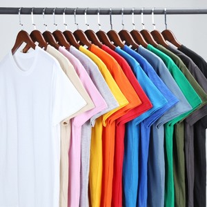 Camiseta de Manga Corta Unisex de Algodón Peinado de 180g, Precio de Fábrica de Bangladesh y China, Talla Grande, Corte Holgado, Camiseta Deportiva de Capa Base - Product Image 1