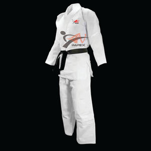 Uniformes de karaté de qualité supérieure avec logo personnalisé Vêtements d'arts martiaux en polyester/coton, légers et durables, respirants au toucher - Product Image 2