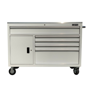 Gabinete de herramientas de precio de fábrica 5 cajones en blanco Gabinete de herramientas Ruedas Taller Almacén Usado Gabinete de almacenamiento de herramientas de la más alta calidad - Product Image 3