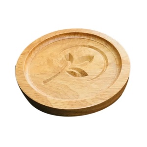 Best Quality kitchen accessories High quality Wood Coasters for Drinks Natural Acacia Wooden Coaster <b>Set</b> of 4 for sale <b>bakeware</b> - Product Image 6
