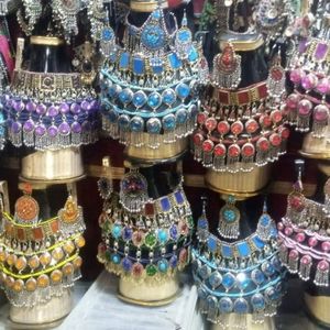 Nouveaux ensembles de bijoux afghans de conception originale, de qualité supérieure, multicolores, pour mariage, avec design personnalisé - Product Image 1