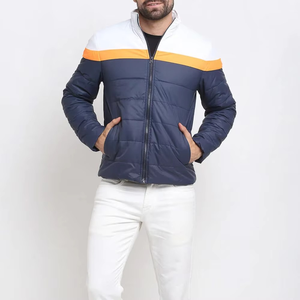 Veste matelassée coupe-vent décontractée pour homme, style streetwear, couleur unie, vêtements d'hiver tendance - Product Image 5