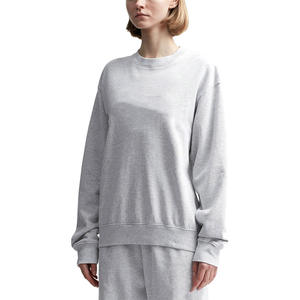 Pull en coton 100% pour femmes ODM avec col long et pull tricoté épais de haute qualité avec décoration d'insigne pour la saison d'hiver - Product Image 2