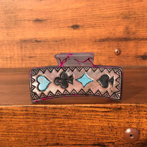 มาใหม่สไตล์ตะวันตกทําด้วยมือเครื่องมือหนังผมกรงเล็บคลิปจริงทําด้วยมือหนังผมPinsอุปกรณ์เสริมสําหรับผู้หญิงและสาว - Product Image 2