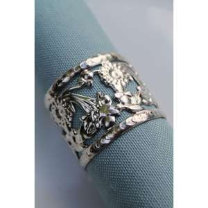 Elegant Stainless Steel Napkin Rings with Delicate Etching & Perfect for Enhancing Your <b>Table</b> Decor for Special <b>Occasions</b> - Product Image 6