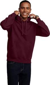 Sudadera con capucha de gran tamaño para hombre de 100% algodón de calidad súper premium, ropa de calle de invierno ajustada, patrón sólido con capucha, servicio OEM - Product Image 2