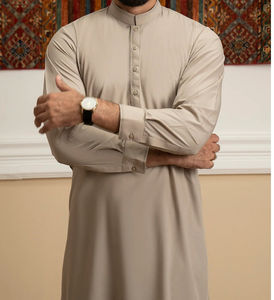 Shalwar Kameez Masculino de Alta Calidad, a la Moda, Hecho en Fábrica, Ropa Étnica Informal, Reversible, OEM, de Secado Rápido, Sin Arrugas - Product Image 4