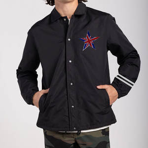 Veste de coach en nylon pour hommes 2026, personnalisable avec logo, imperméable et tendance pour l'extérieur, avec logo frontal, vente en gros pour garçons - Product Image 4