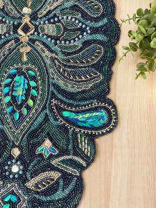 vLemon Beaded <b>Bag</b>, Purse Lemon Beaded Lemon <b>Clutch</b>, Yellow Lemon Summer Vacation Purse, Unique <b>White</b> Beaded <b>Clutch</b> Lemon - Product Image 2