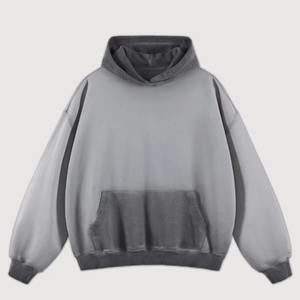 2025 personnalisé imprimé lavé à l'acide sweats à capuche Vintage surdimensionné Streetwear pull coton polaire respirant OEM usine fournisseur - Product Image 6