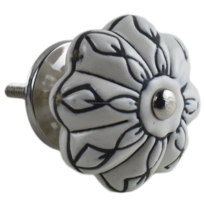 Boutons de tiroir arrondis en céramique de moutarde de qualité, poignées de commode, porte d'armoire, poignée d'armoire de cuisine - Product Image 6