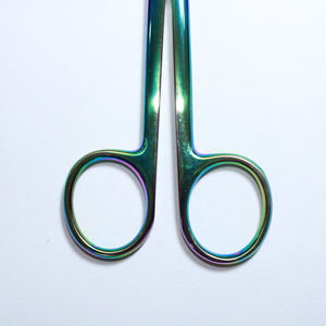 กรรไกรตัดอเนกประสงค์หลากสี ปลายทู่ ตรง 14 ซม. สแตนเลสสตีล สำหรับผ่าตัด ใช้ในทางการแพทย์ เครื่องมือผ่าตัด - Product Image 3