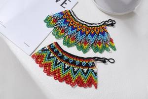 Collier ras-de-cou artisanal en perles de cristal de 8 mm, taille et motif personnalisés, bijoux artisanaux - Product Image 6