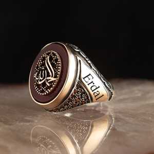 <b>Onyx</b> Stone Custom Id <b>Ring</b> Turkish Handmade <b>Men</b> <b>Ring</b> 925 Sterling Silver Jewelry <b>Ring</b> Turkish Wholesales Silver Jewelry - Product Image 3