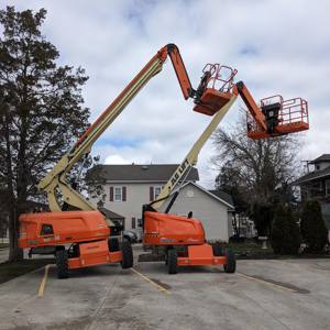 Compact <b>boom</b> <b>lift</b> with vertical mast and hydraulic <b>lift</b> system offering excellent performance for tight space projects - Product Image 5