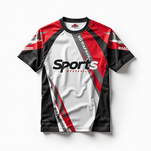 Ropa deportiva de cuello redondo sublimada personalizada para hombres, camisetas de softbol, fútbol, pesca, baloncesto, ajuste cómodo y suave 100% - Product Image 5