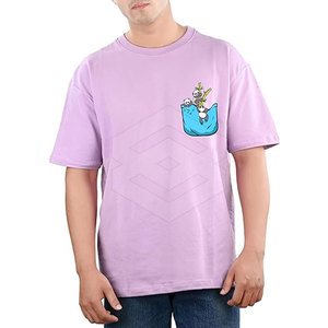 เสื้อยืดขนาดใหญ่สำหรับผู้ใหญ่ทำจากผ้าฝ้ายปากีสถานและเส้นใยไม้ไผ่สำหรับสวมใส่กลางแจ้ง - Product Image 1