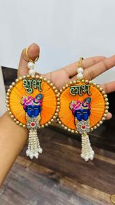 Shubh y Labh hechos a mano indios para la decoración de Diwali de moda Decoración única para el hogar del proveedor indio - Product Image 2