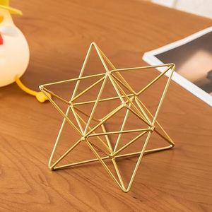 Sculpture moderne abstraite nordique en métal, décoration intérieure multifonctionnelle, sphère de Noël pour salon et étude - Product Image 3