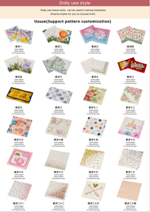 Servilletas de Tela de 3 Capas Impresas Personalizadas, Estilo Bolsa a Granel, Fábrica de Camboya, Etiqueta Privada Directa - Product Image 4