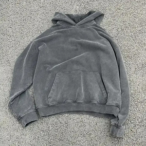 Sudaderas con Capucha Extra Grandes de Felpa, 100% Algodón, Lavado Ácido Vintage, con Logotipo Personalizado al por Mayor de Alta Calidad - Product Image 1