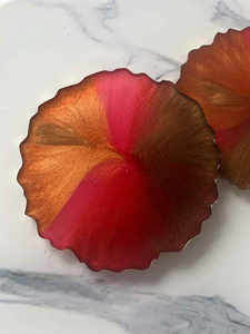 Posavasos de Madera de Mango y Resina de Primera Calidad, Artesanía, para Té, Café, Vino, Decoración de Mesa de Cocina, Accesorios de la India - Product Image 5