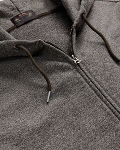 Sudadera con Capucha y Cremallera de Manga Larga, Corte Regular, Elegante y Moderna para Hombre, Invierno, 2 Piezas, con Logotipo Personalizado y Bordado, 100% Algodón Suave - Product Image 5