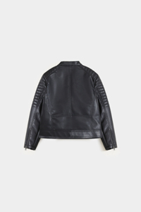 Veste en cuir pour enfants à la mode, veste élégante et chaude pour garçons et filles, vestes confortables, vente en gros, design personnalisé, imperméable - Product Image 6