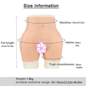 Customized Sexy Bum and Hips Shapewear Silicone <strong>Vagina</strong> Pants DIY Padded Shorts for Ladyboy Boy to Girl Sissy Men Cosplayer - Product Image 6