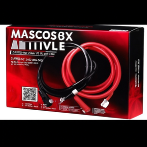 <b>Battery</b> Box <b>Cable</b> Set 3 AWG 2-Pos/Neg for UL 950-0055 for <b>Battery</b> Pack - Product Image 2