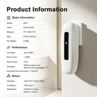 Diffuseur de parfum mural commercial DANQ, contrôle sans fil par bouton, 100 ml, 200 m³, pour SPA, toilettes, hôtel, logo personnalisé, fournisseur OEM ODM