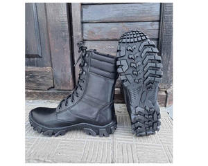 Bottes de randonnée tactiques d'hiver à haute tige antidérapantes en caoutchouc pour hommes - Product Image 4
