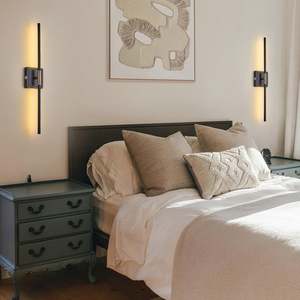 Confezione da 2 da 28 pollici moderna applique da parete in oro di lusso a 3 luci da bagno con luci vanità in vetro latte - Product Image 5