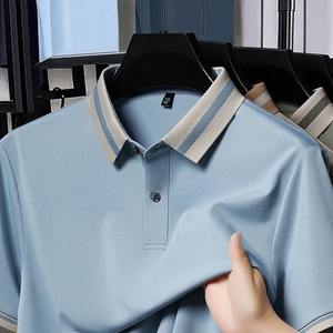 2024 personalizado 100% algodón 210G Polo para hombre marca calidad manga corta alta calidad Polo camisetas para hombres - Product Image 1