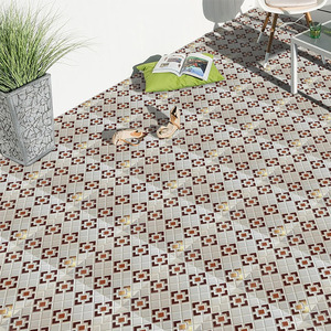 Édition limitée 30x30 cm Ariya Porch Carreaux de sol en céramique anti-dérapant Firebrick Texture solide Design numérique Style moderne Maison - Product Image 6
