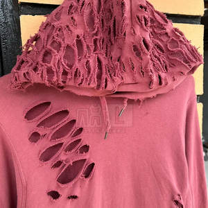Sudaderas con capucha desgastadas para hombre de mejor diseño 100% algodón básico temporada de invierno cuello con capucha de alta calidad - Product Image 3