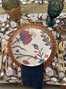 Napperon rotin bord pétoncle produits écologiques fabriqués au Vietnam décoration de table napperon tissé en gros moderne - Product Image 5