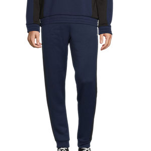 กางเกงสเวตเตอร์ลายทางทรงตรงของผู้ชายกางเกงฤดูหนาวเอวสูงและกลางดีไซน์โค้ง - Product Image 4