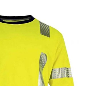 เสื้อนิรภัย Hi-VIS สำหรับผู้ชาย, เสื้อเซฟตี้ป้องกันรอยยับสำหรับใส่กลางแจ้งเสื้อนิรภัยน้ำหนักเบา - Product Image 4