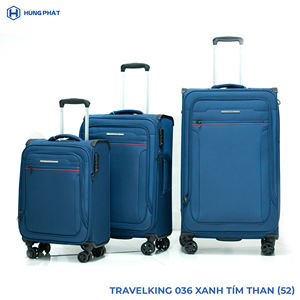 High-Fashion Luggage Bags & Cases 036 Soft Luggage Expandable Compartment 360-Degree Wheels Bags and <b>Suitcases</b> Hung Phat - Product Image 6