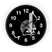Horloge murale en métal au design élégant, finition marron, mouvement mécanique, étanche et lumineuse - pour la maison, le bureau, la décoration de mariage