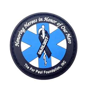 Patch en caoutchouc PVC 3D personnalisé, style dessin animé, logo en plastique en relief, étiquette en tissu, décoration en dentelle douce pour vêtements - Product Image 6