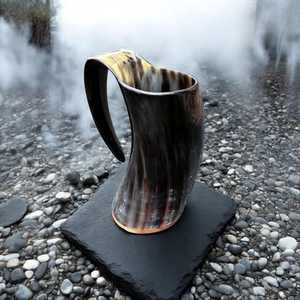 Buffalo Horn Drinking Mug-Eco-Friendly Animal & Angel Design for Home Party Hotels | Handmade by Global Exports - Product Image 5