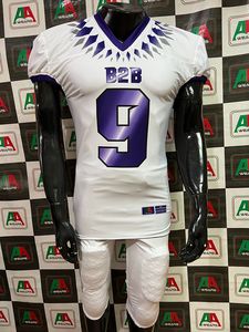 Fútbol americano Jersey bordado de talla grande transpirable estirable sublimación pantalones manga corta fábrica Real fotos reales - Product Image 4