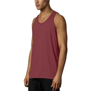 OEM Logo personnalisé coton Fitness Workout Activewear vêtements de sport pour hommes vêtements de sport débardeurs respirant couleur unie sans manches grande taille 2025 - Product Image 4