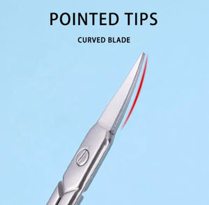 Logo personnalisé ciseaux à ongles en acier inoxydable lames tranchantes manucure pédicure outils instruments de beauté OEM ODM - Product Image 5