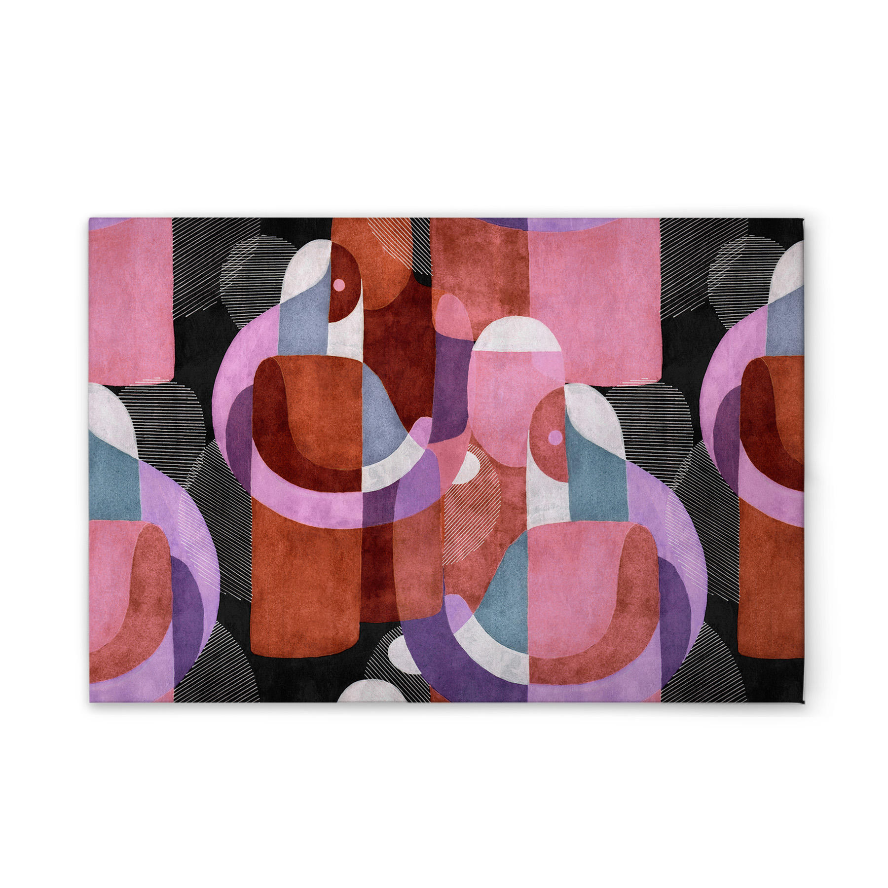 Negro, Blanco, Rosa, Violeta, Gris