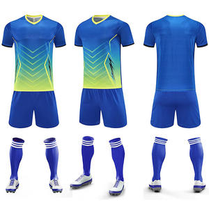 เสื้อฟุตบอลสโมสรแบบกำหนดเองสำหรับผู้ชายปี 2024 ชุดกีฬาสีน้ำเงินขาว พร้อมชื่อและโลโก้ส่วนตัว - Product Image 5