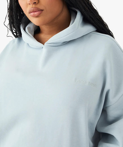 Recién llegado 100% algodón transpirable lavado ácido sudaderas con capucha para mujer ropa informal de invierno anti-pilling manga larga estampado personalizado polar - Product Image 5